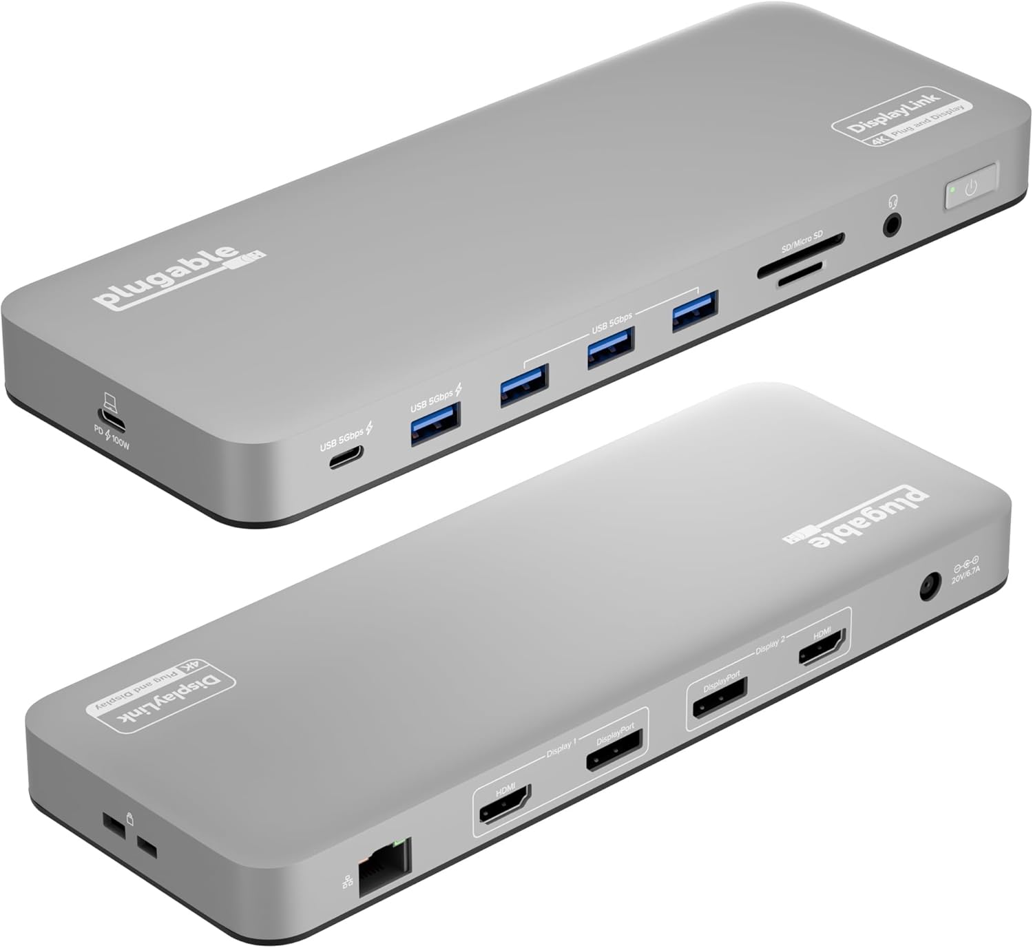 Plugable UD-6950PDH (Dual 4K DisplayLink)